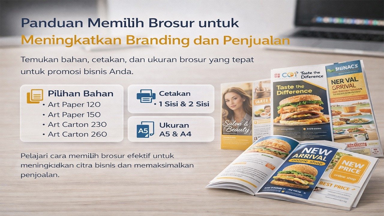 Panduan Lengkap Memilih Brosur Promosi yang Tepat untuk Meningkatkan Branding dan Penjualan Bisnis Anda
