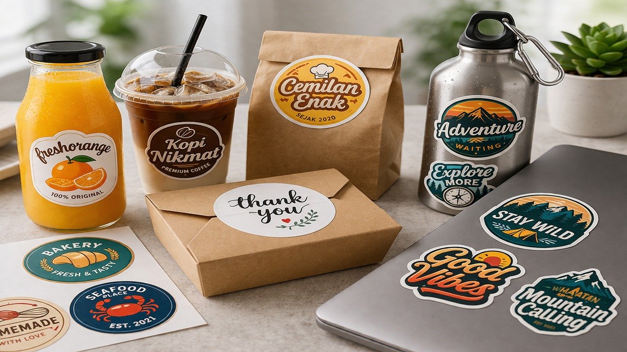 Keunggulan Sticker Vinyl untuk Label Produk, Kemasan, dan Outdoor