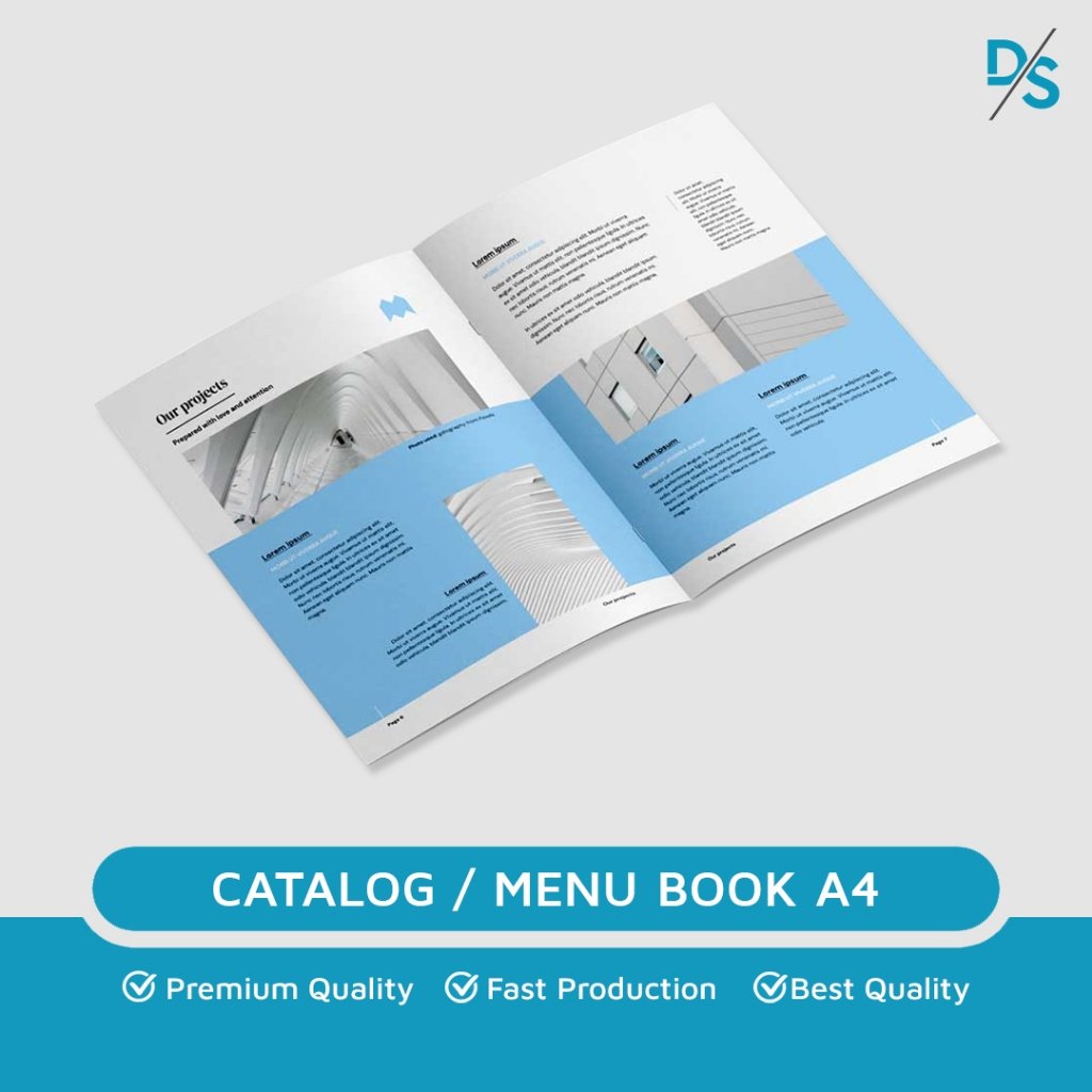 DSPRINTING - Buku Menu A4 Portrait  / Catalog - Company Profile / Cetak Custom / Print Majalah / Book Booklet / Straples / Menu Restaurant / Susunan Acara