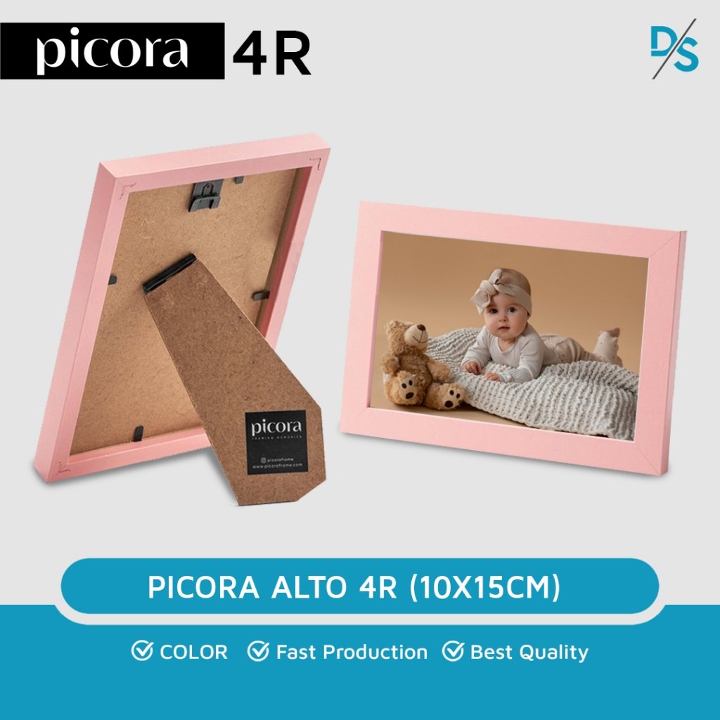DSPRINTING - PICORA ALTO 4R (10x15cm) Frame Pigura Bingkai Foto