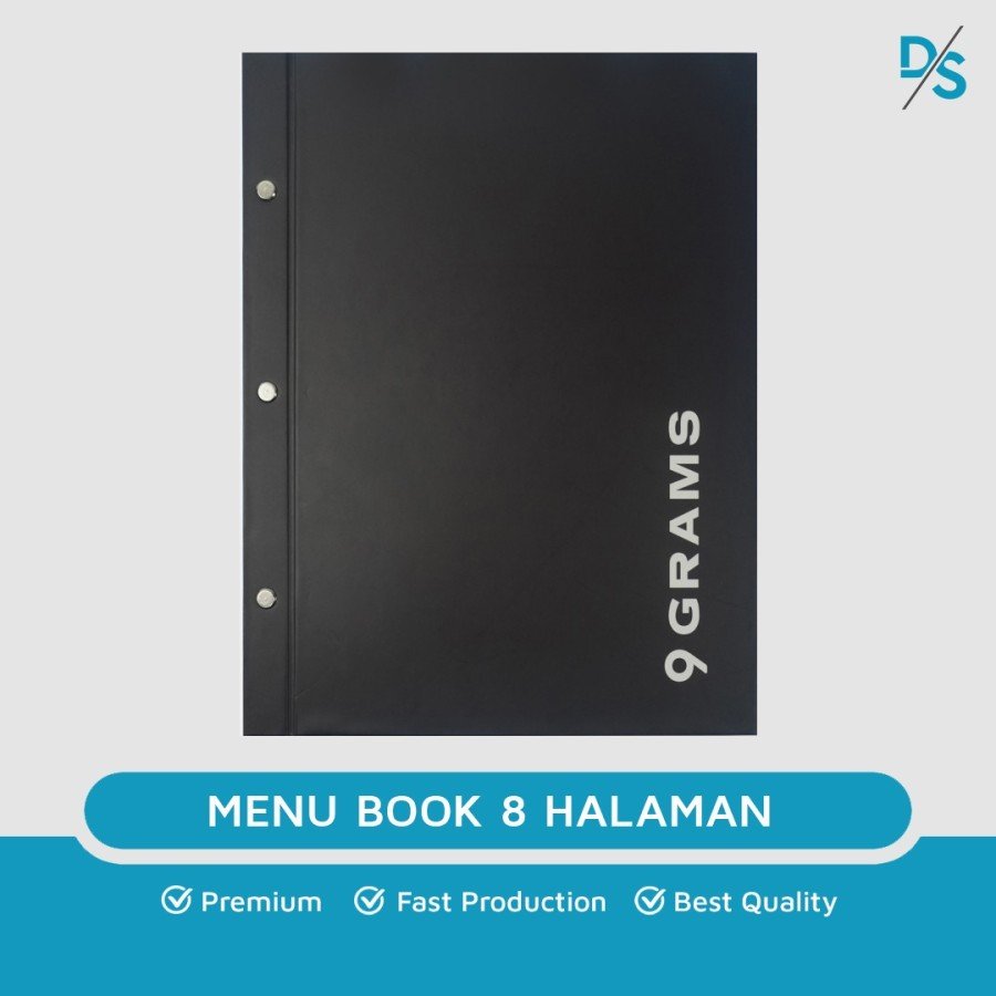 DSPRINTING - Cetak / Print Buku Menu Restoran / Cafe A4 Jilid Baut - Buku Menu Premium